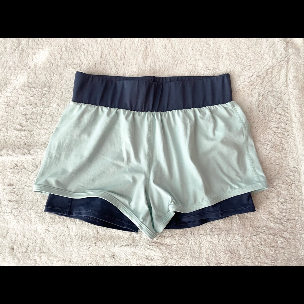 EUC Fabletics 2 in 1 Running Shorts